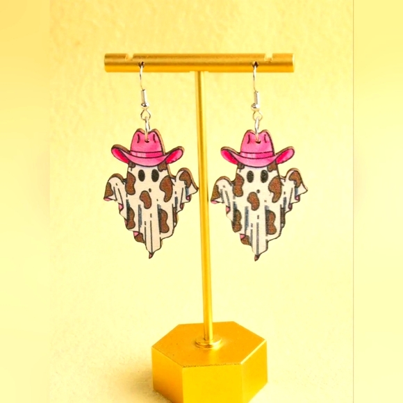 Jewelry - Cowgirl Ghost Earrings